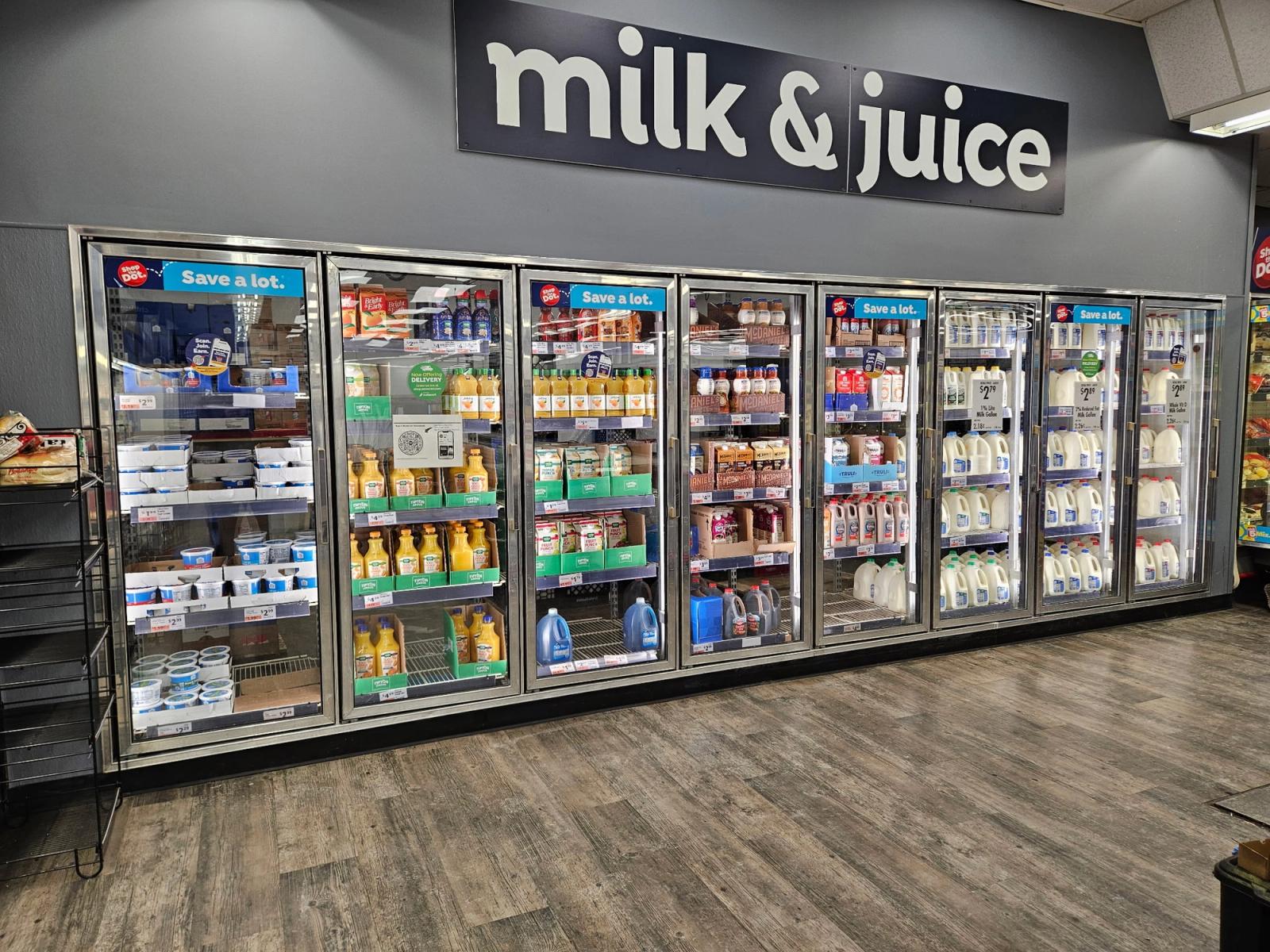 Nualight ION LED lighting a dairy and frozen case set