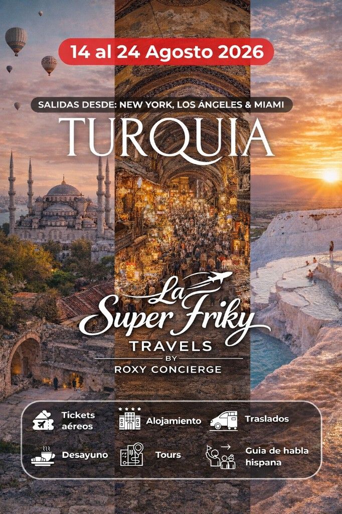 Visual promocional del viaje a TURQUÍA
