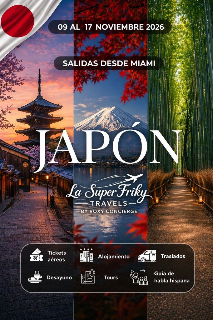 Otoño en Japón: templos, ciudades y una salida compacta y completa.