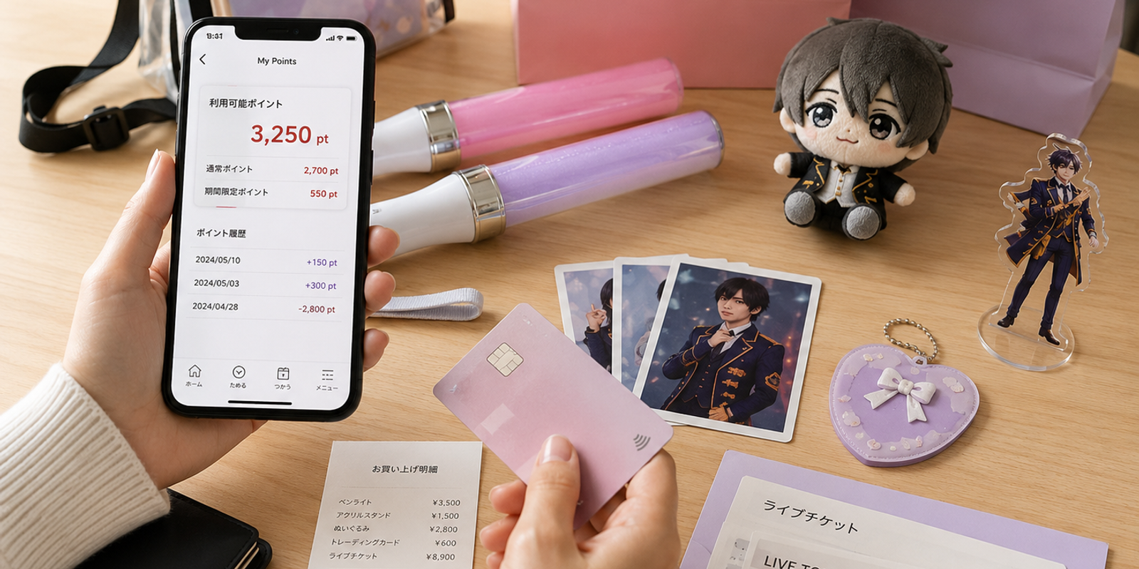 推し活費をポイ活で節約!初心者が月5,000円分を目指す方法
