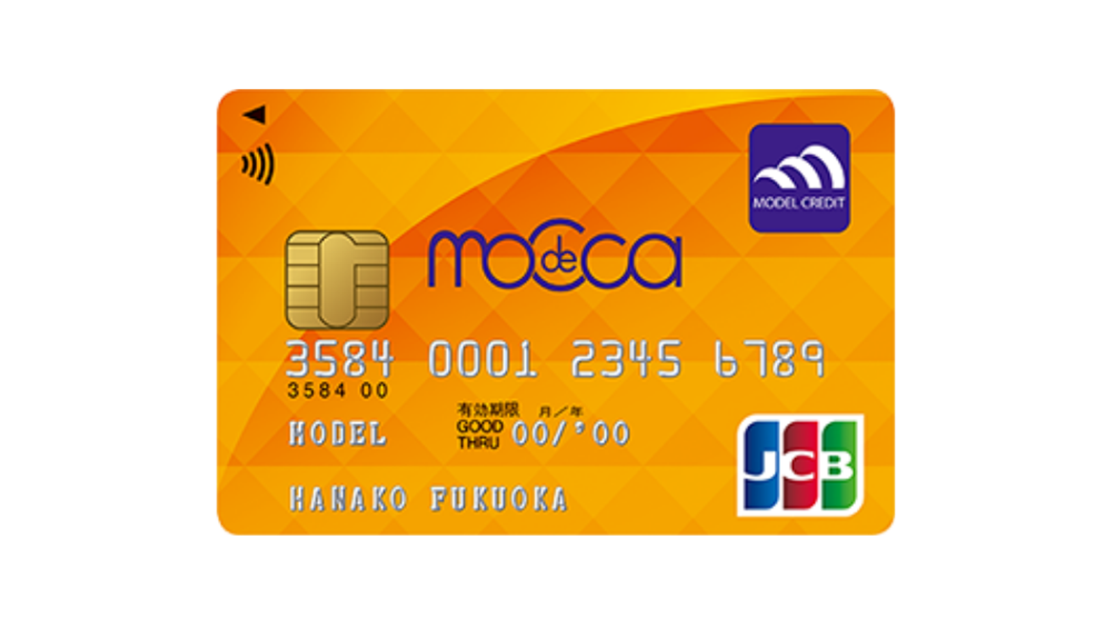 modeccaデポカードのデポジットカード