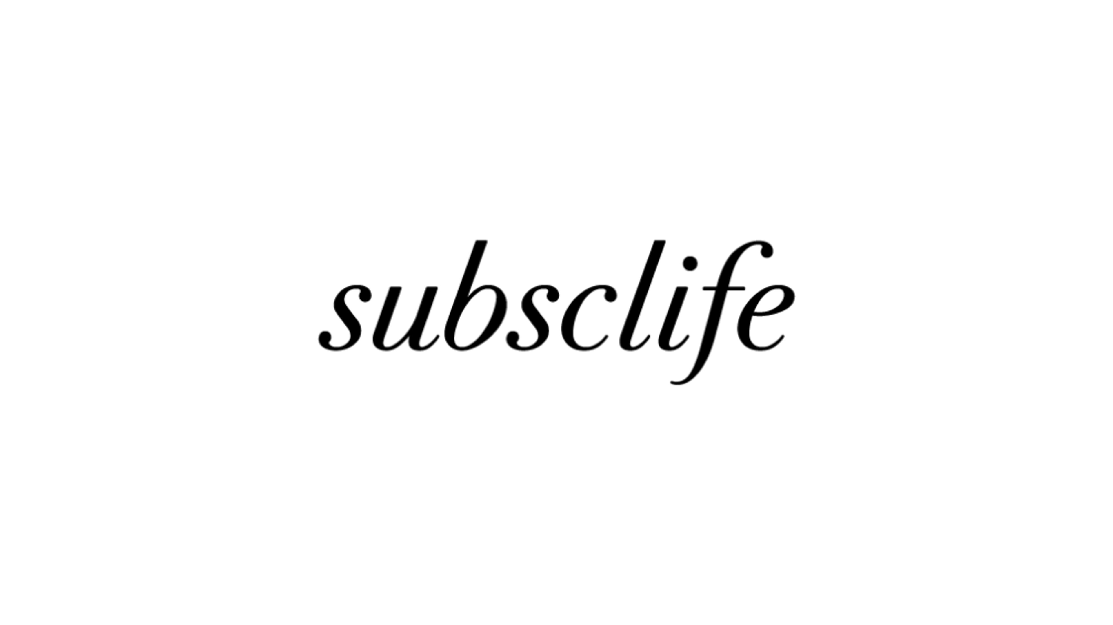 subsclifeのロゴ