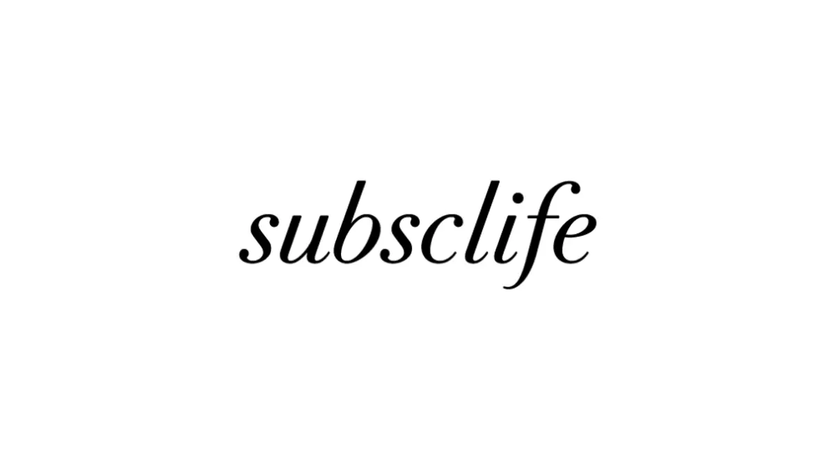 subsclifeのロゴ
