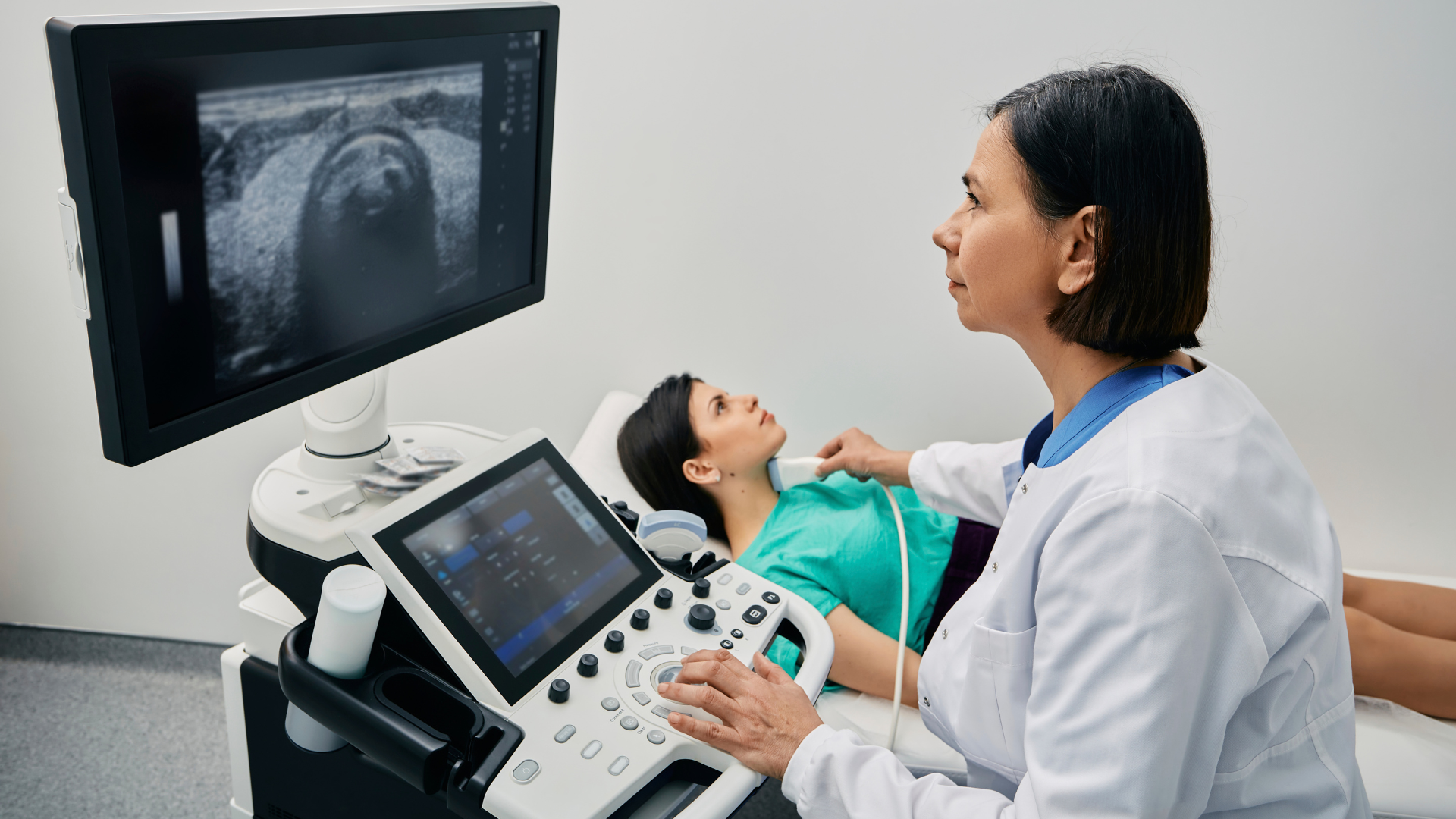 Gray Scale Thyroid Ultrasound