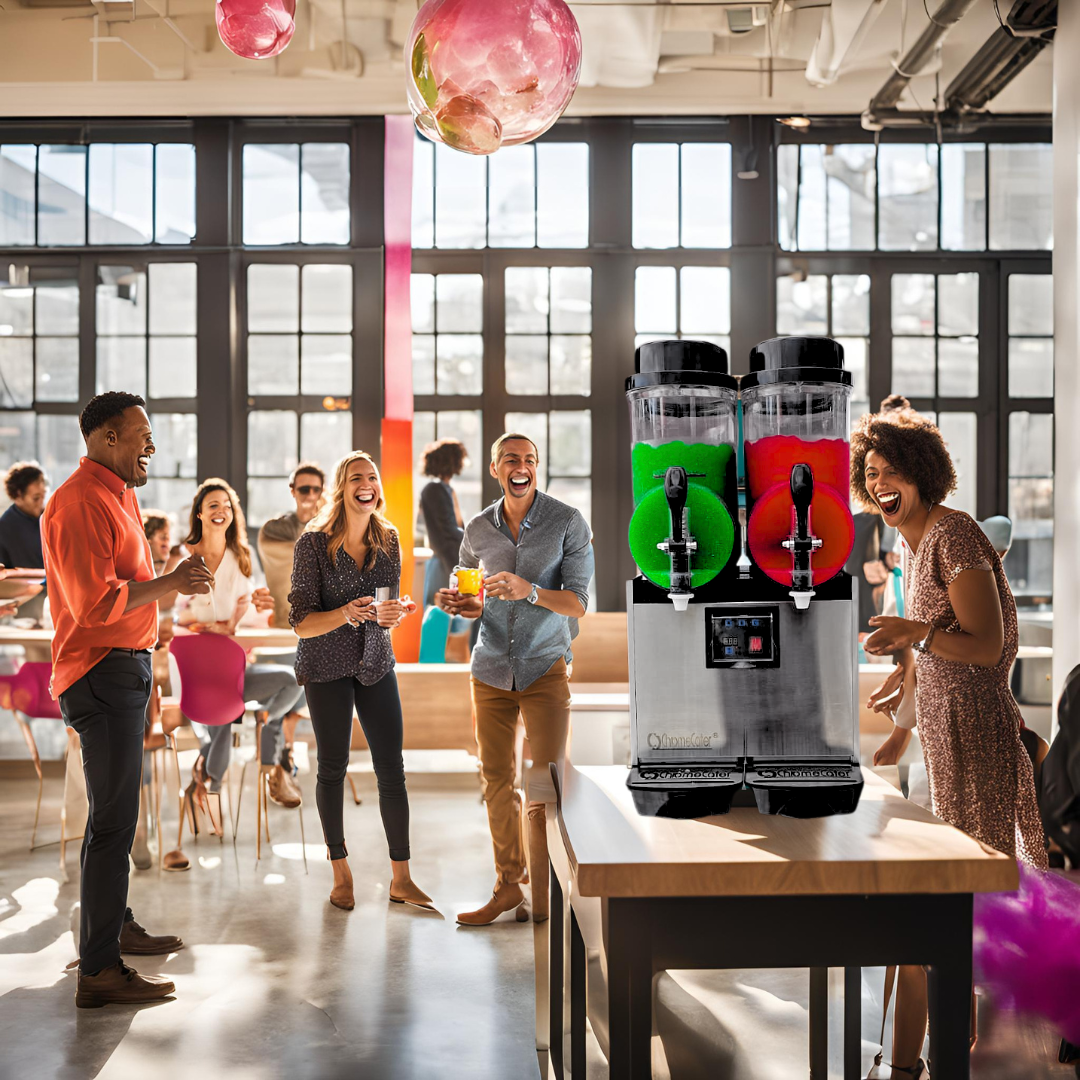 💼 The Unexpected Secret Weapon: Elevating Corporate Events with Custom Branded Slushy Bars