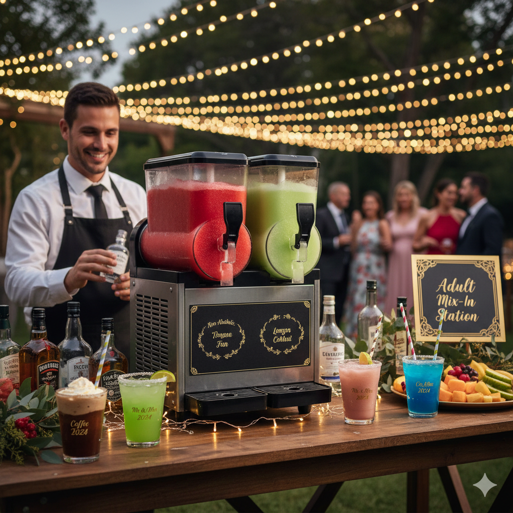 🍹 Frozen Cocktails 101: Transforming Your Slush Machine into a Wedding or Adult Party Delight
