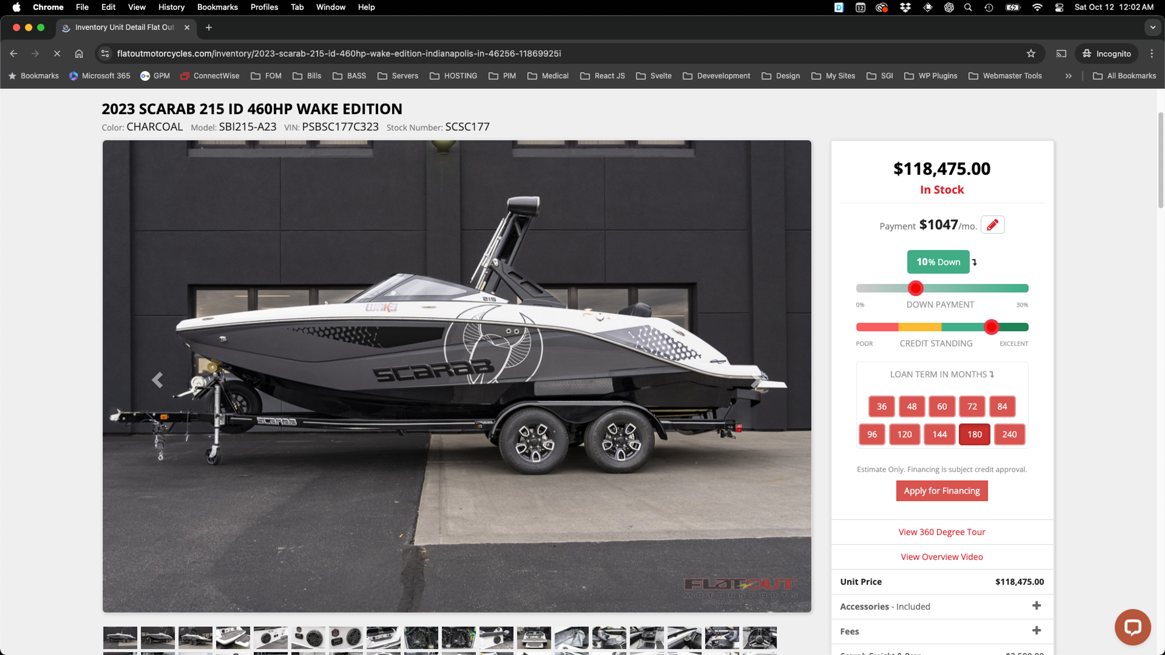 Custom product page module for Dealer Spike