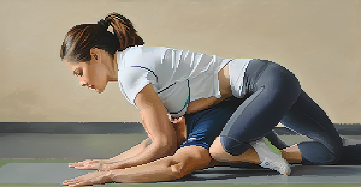 A close-up of a person receiving assistance in PNF stretching from a trainer, emphasizing their collaborative effort.