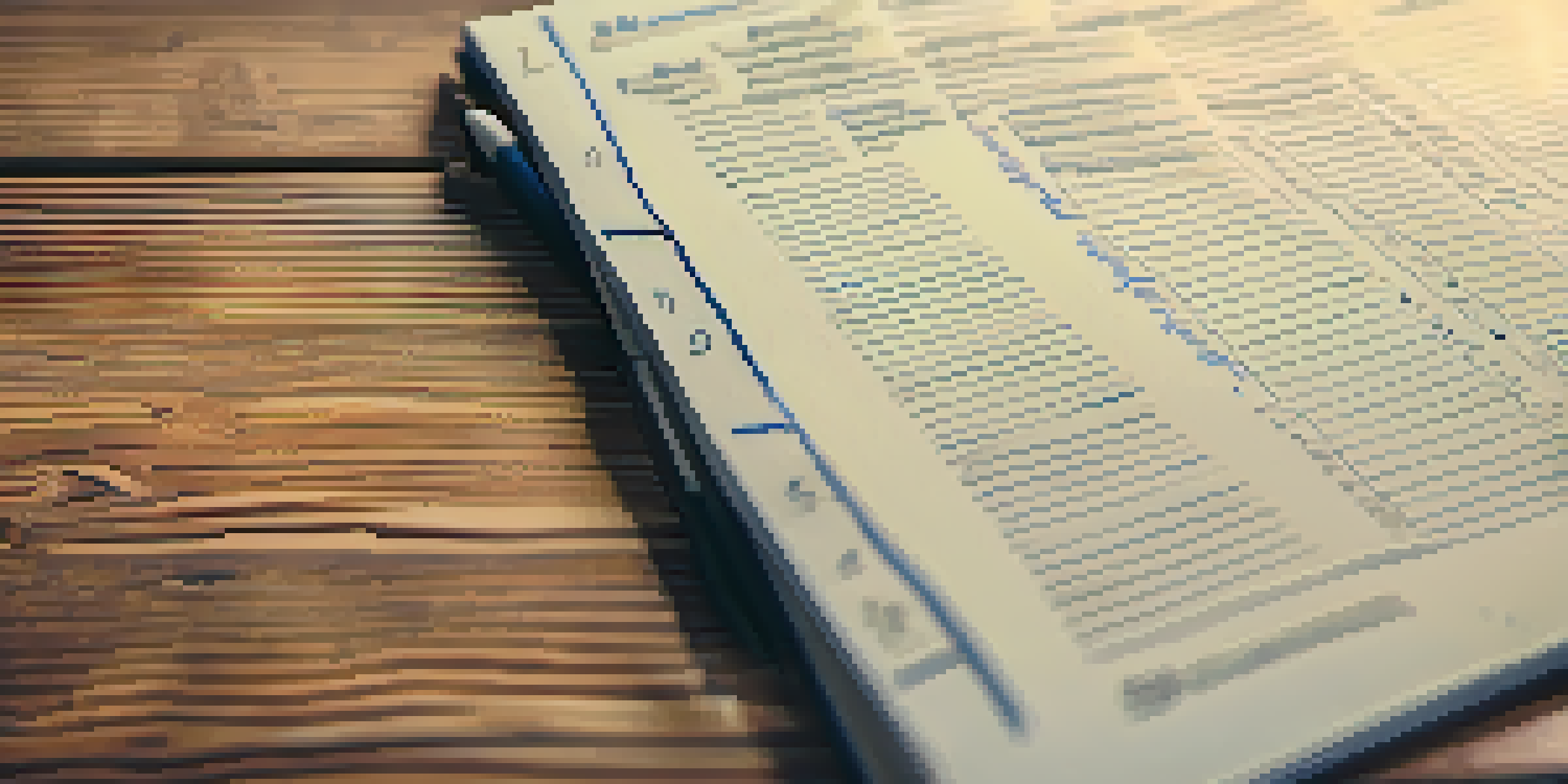 A detailed view of a bodybuilding training log with handwritten notes on a wooden desk, illuminated by soft natural light.