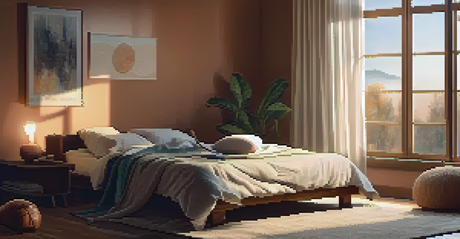 A person sleeping peacefully in a cozy bedroom, highlighting the importance of recovery.