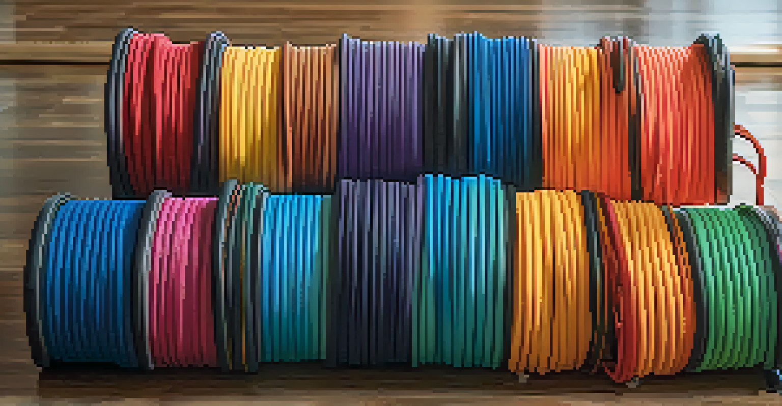 Colorful resistance bands laid out on a yoga mat, illuminated by natural light from a window.