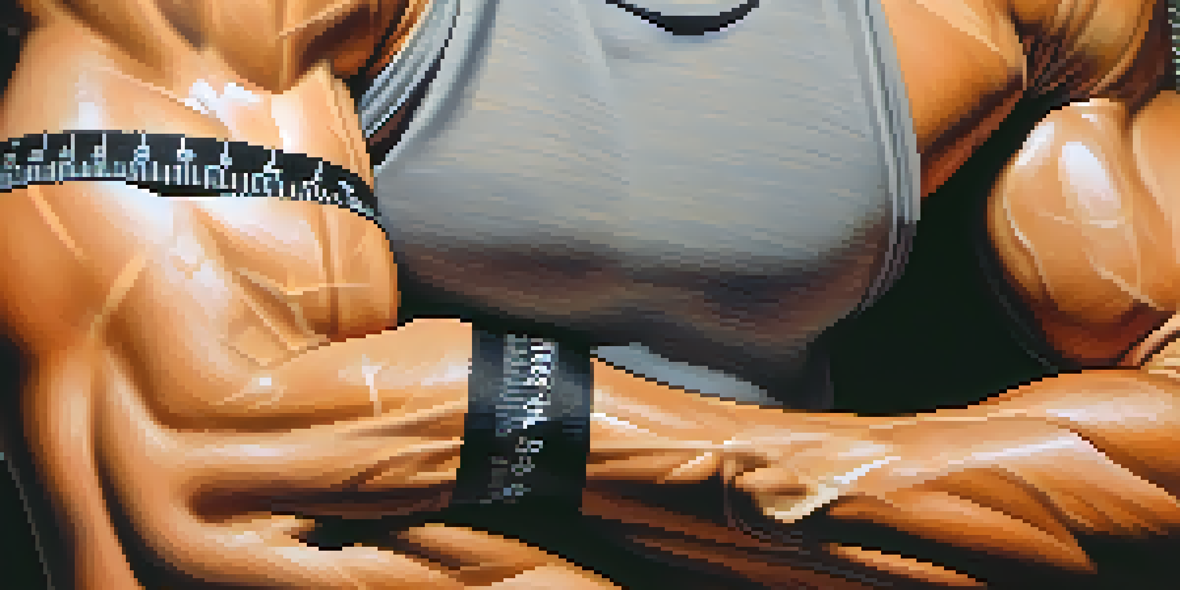A close-up image of a measuring tape around a muscular arm, focusing on the bicep definition.