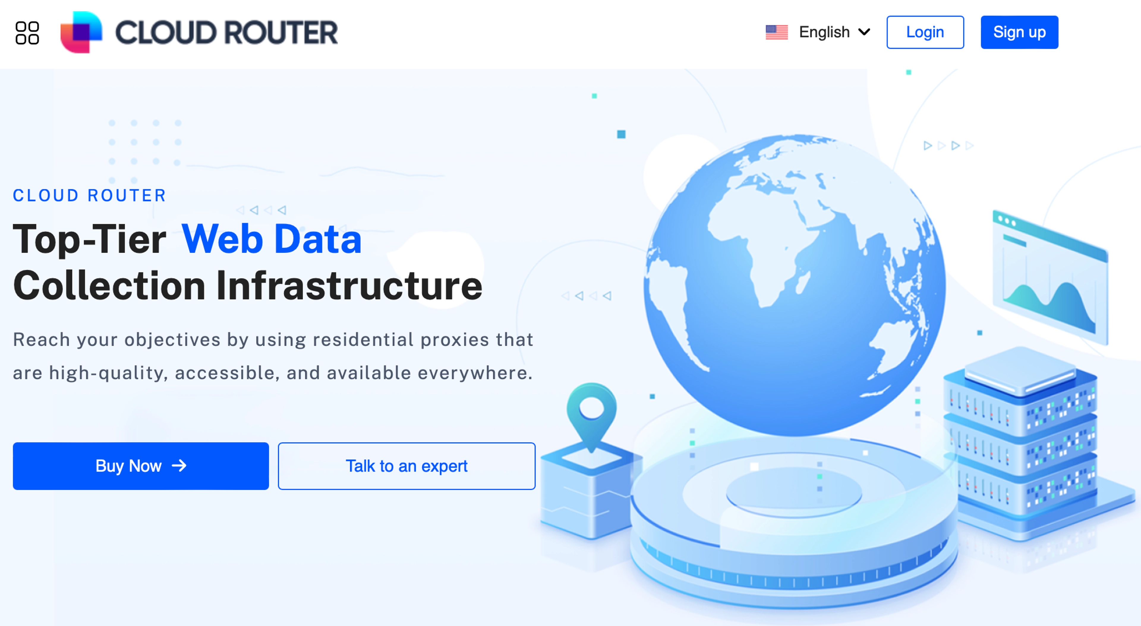 CloudRouter homepage