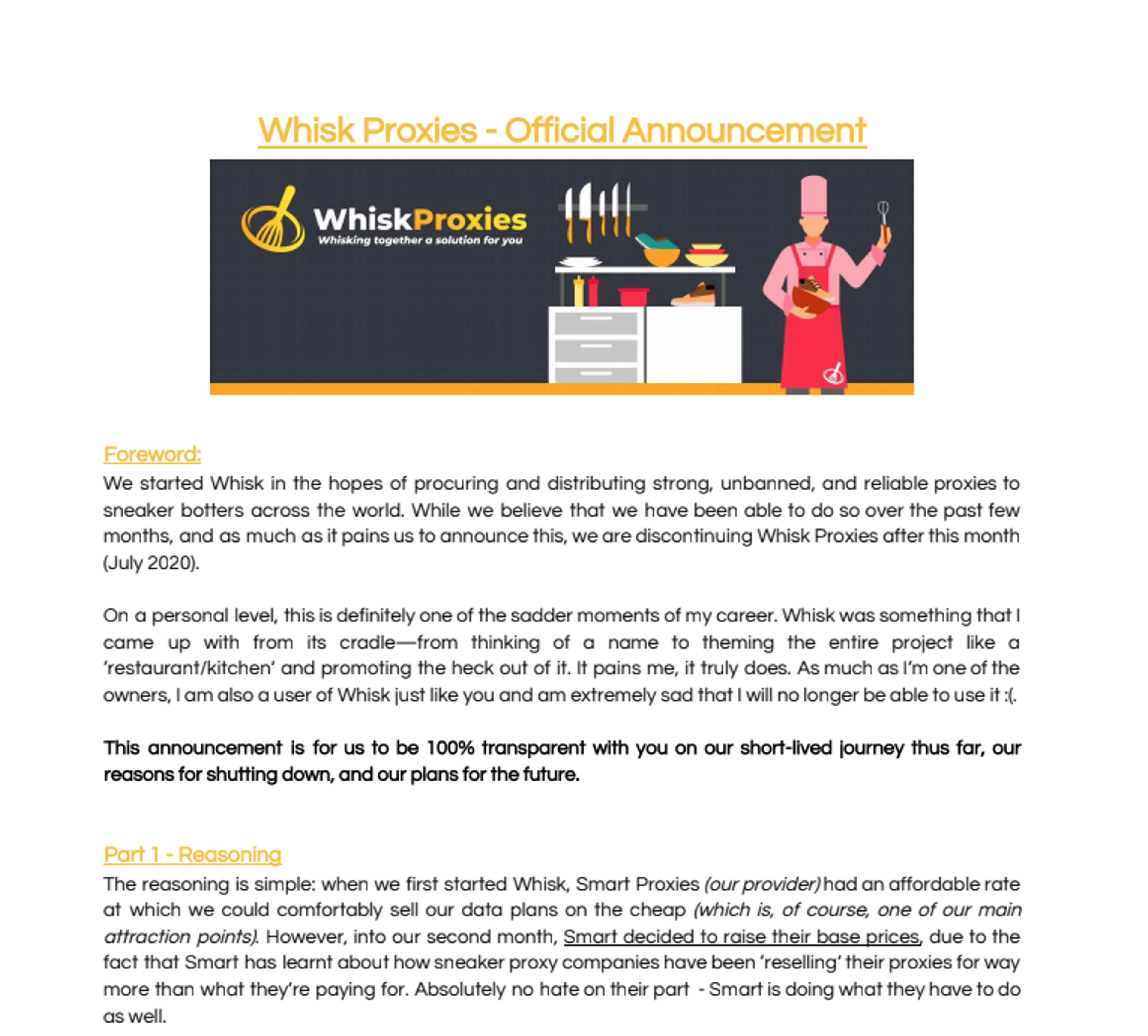 Standard message from defunct proxy providers