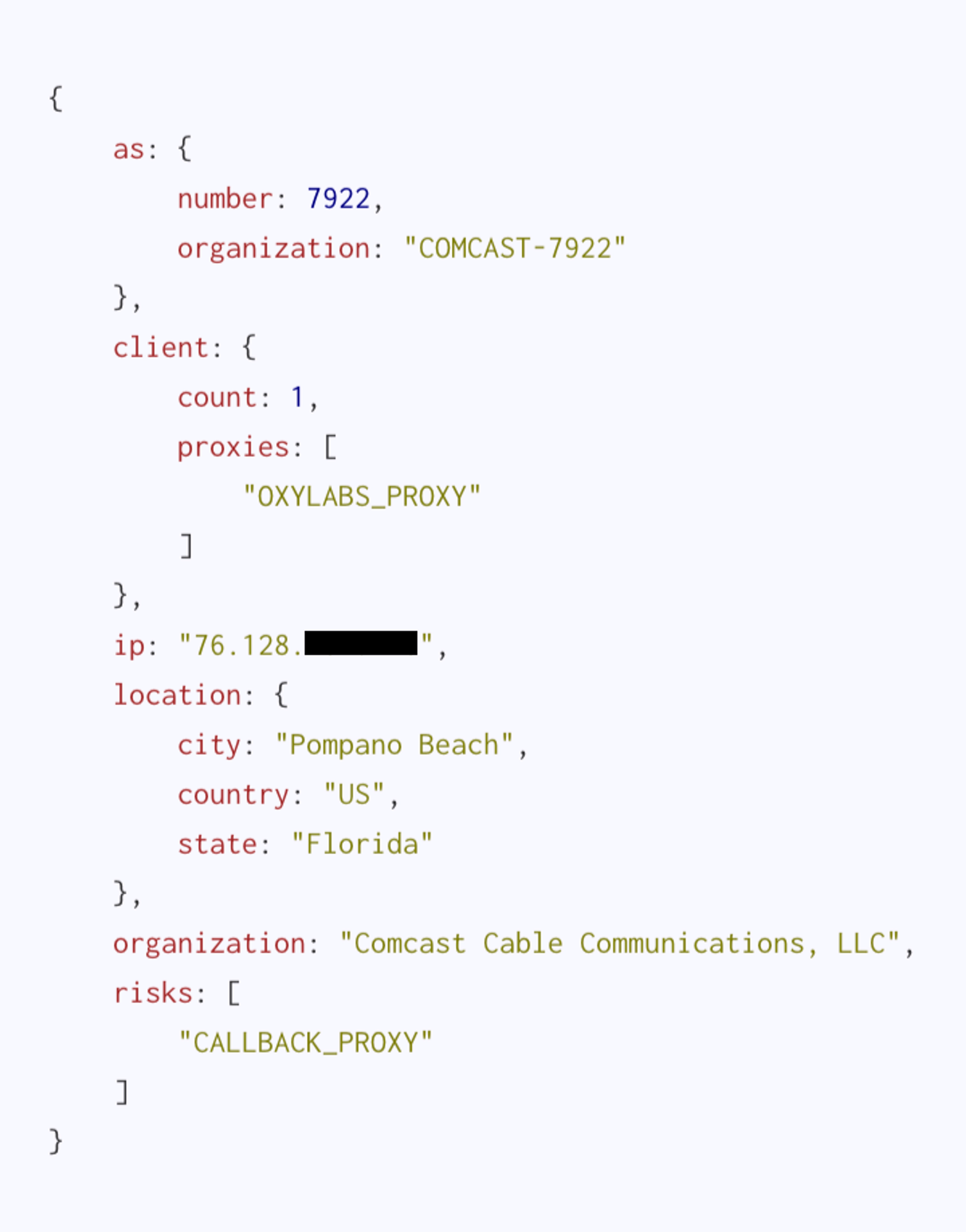 Spur Context API results for a small gateway