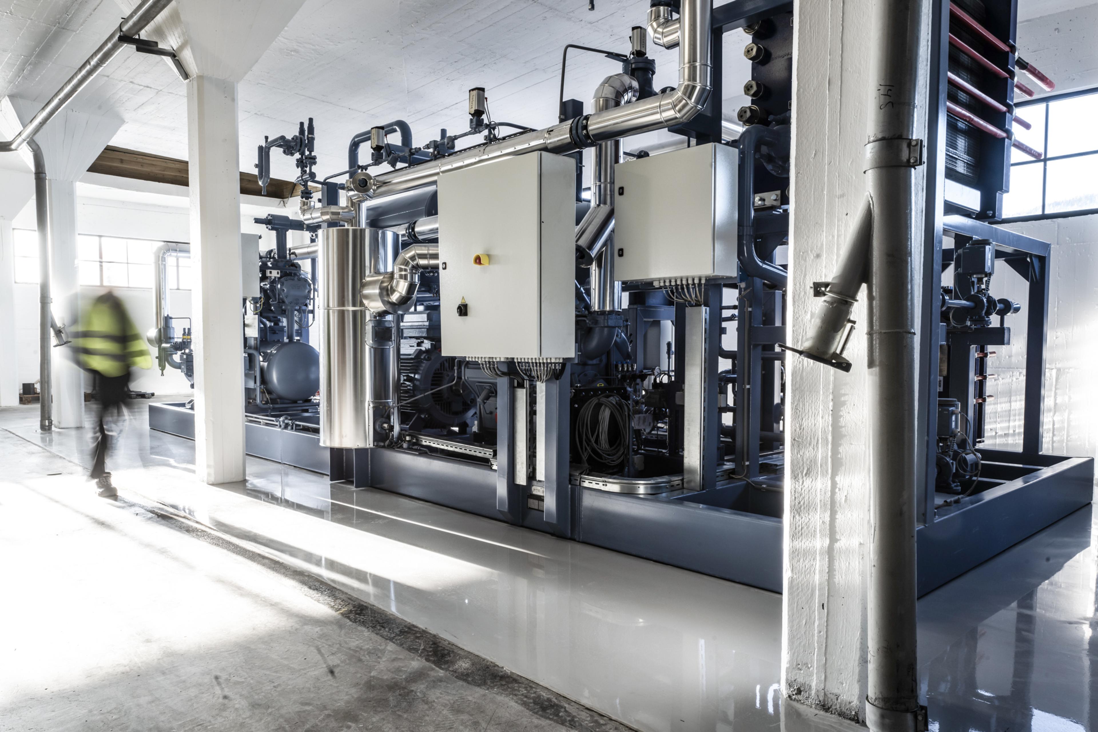 Aneo Industry's "Frigg" high-temperature heat pump providing process steam at Felleskjøpet Skansen in Trondheim, Norway