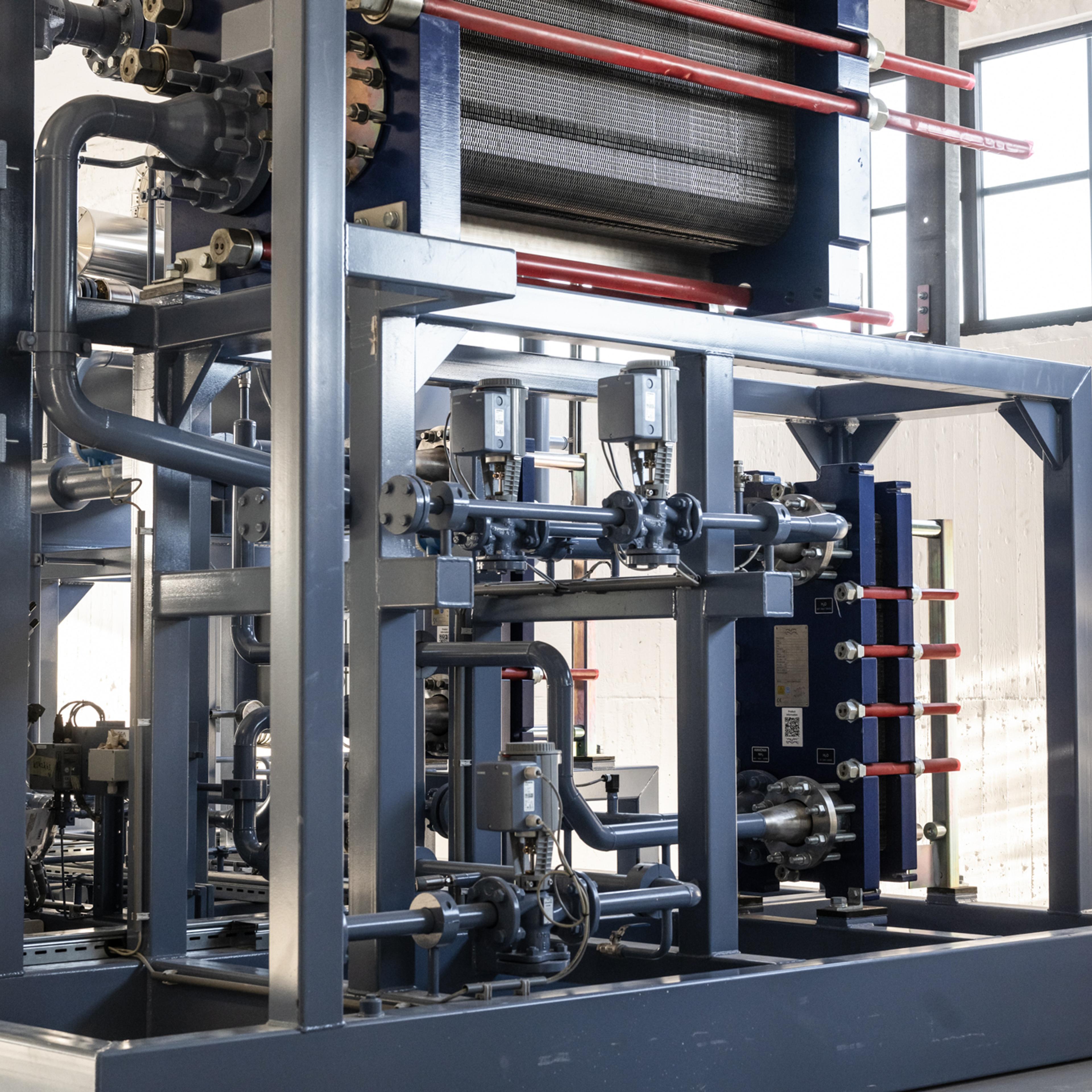 A part of our Frigg high-temperature heat pump