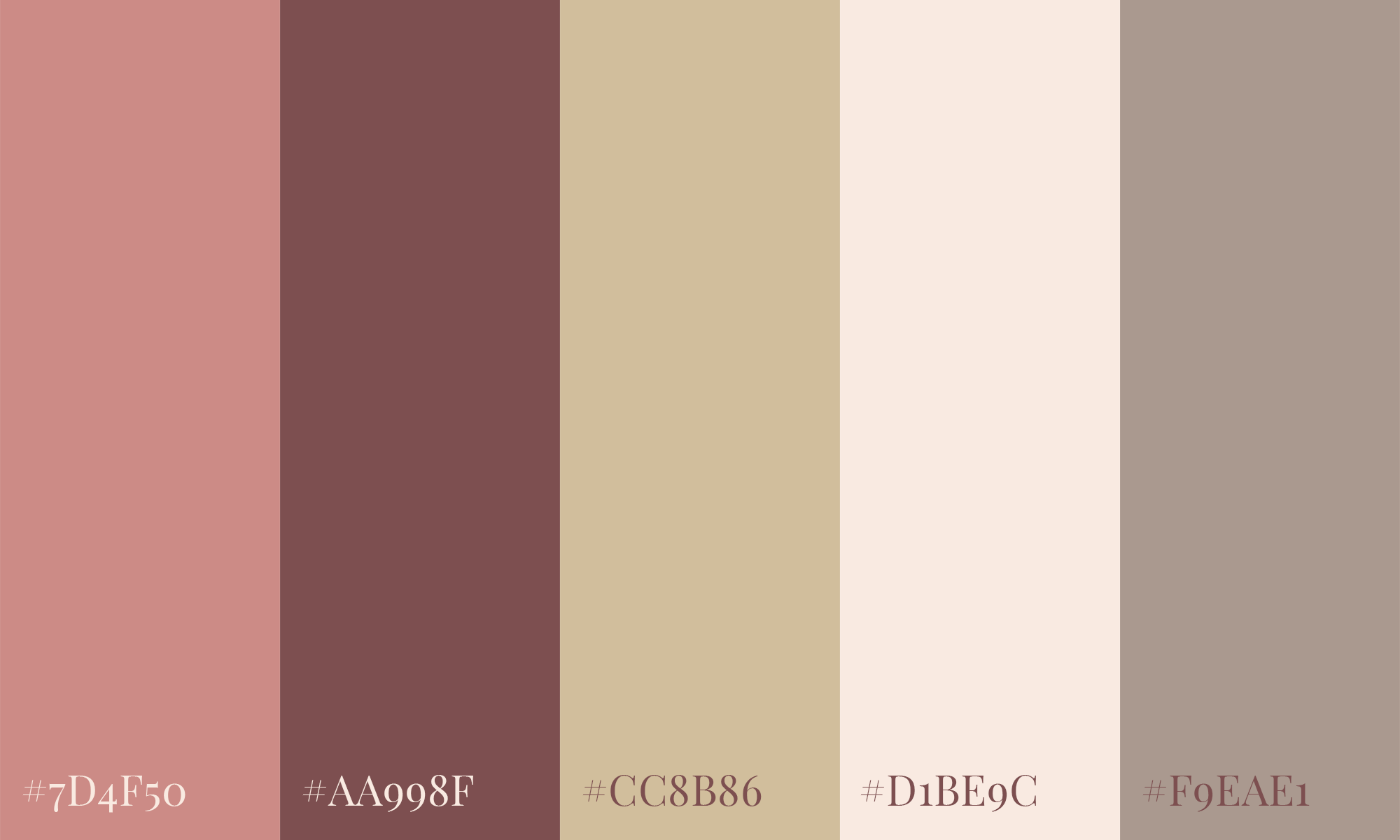 Gamme colorée