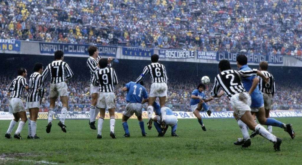 quarant anni dalla punizione a due di maradona