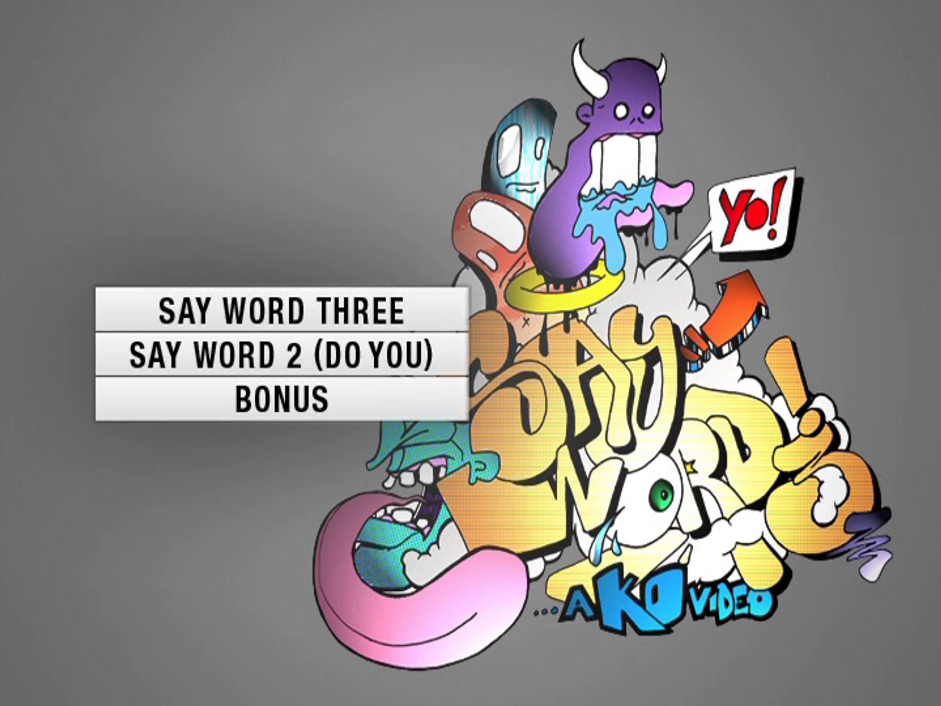 Say Word Three