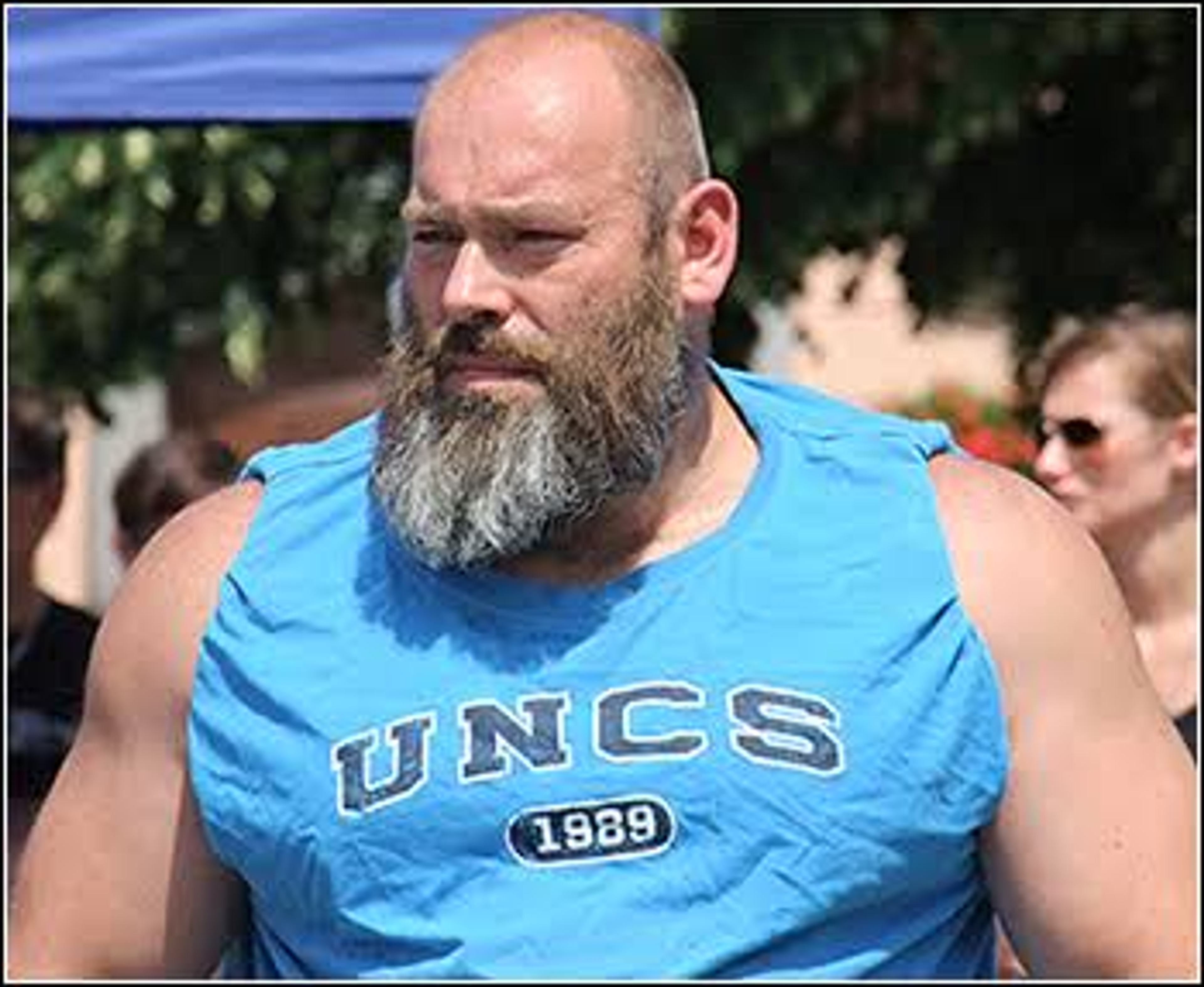Jiří Žaloudek during his strongman career