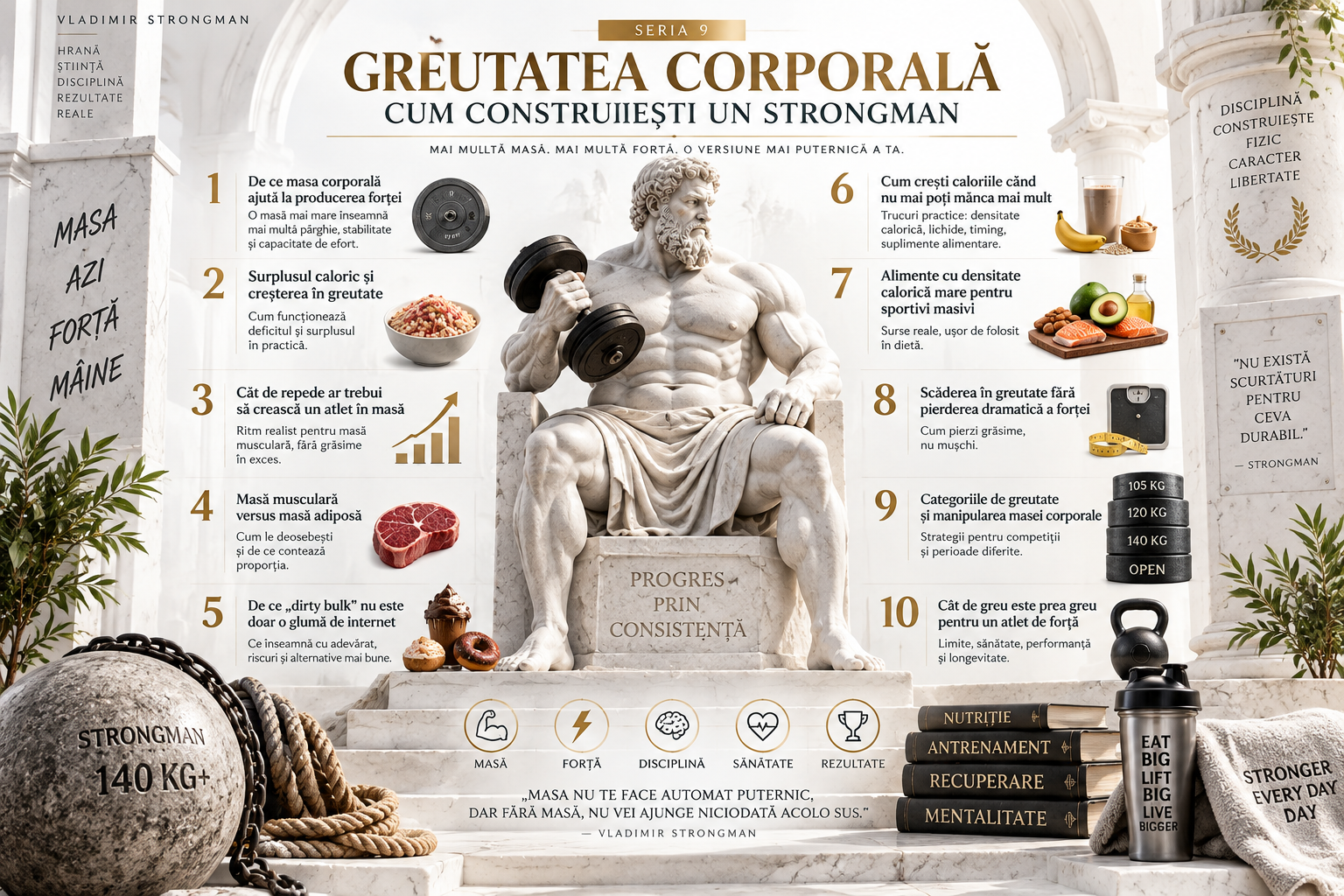Strongman - rate of body mass gain
