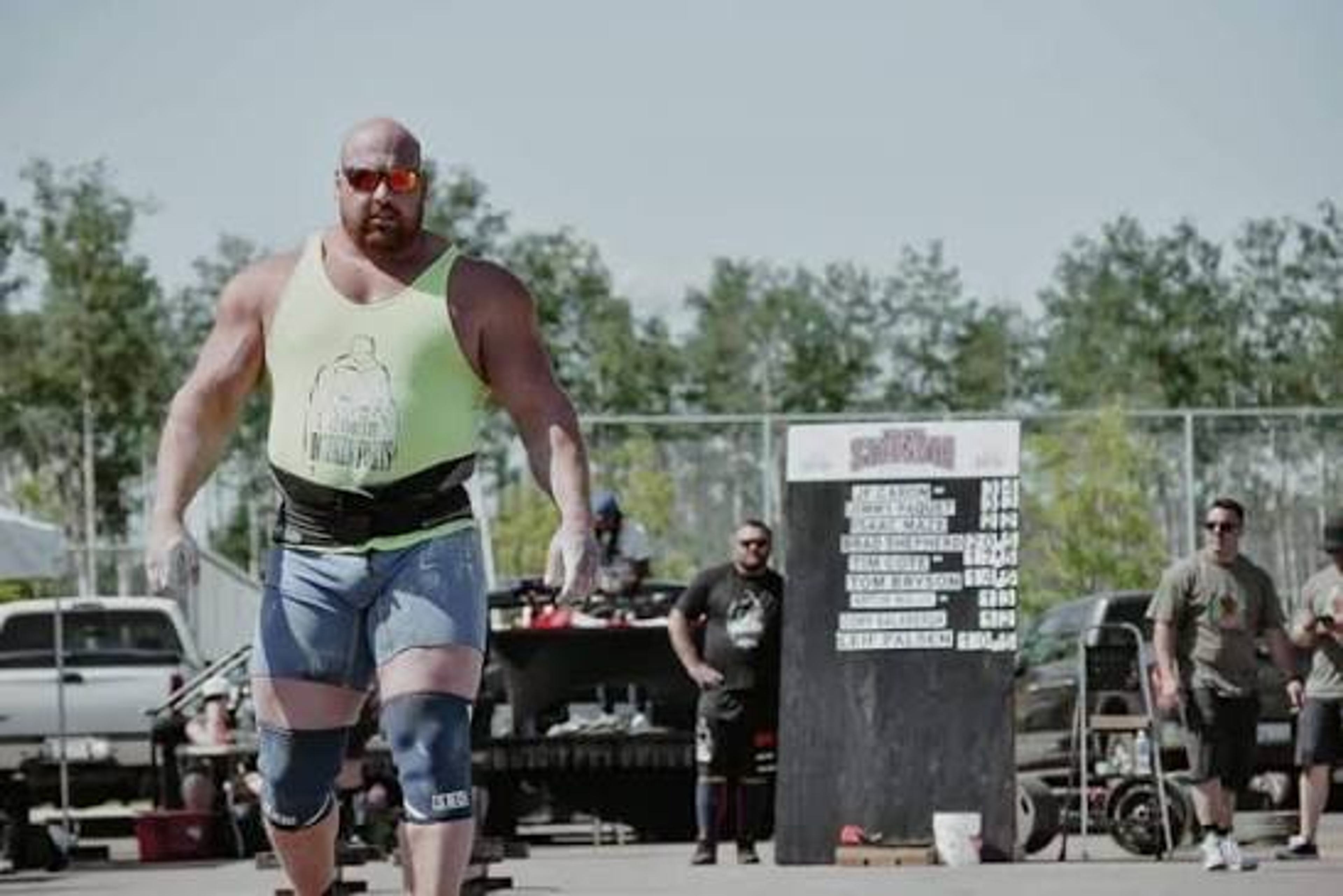 Jean-François Caron în cariera sa de strongman
