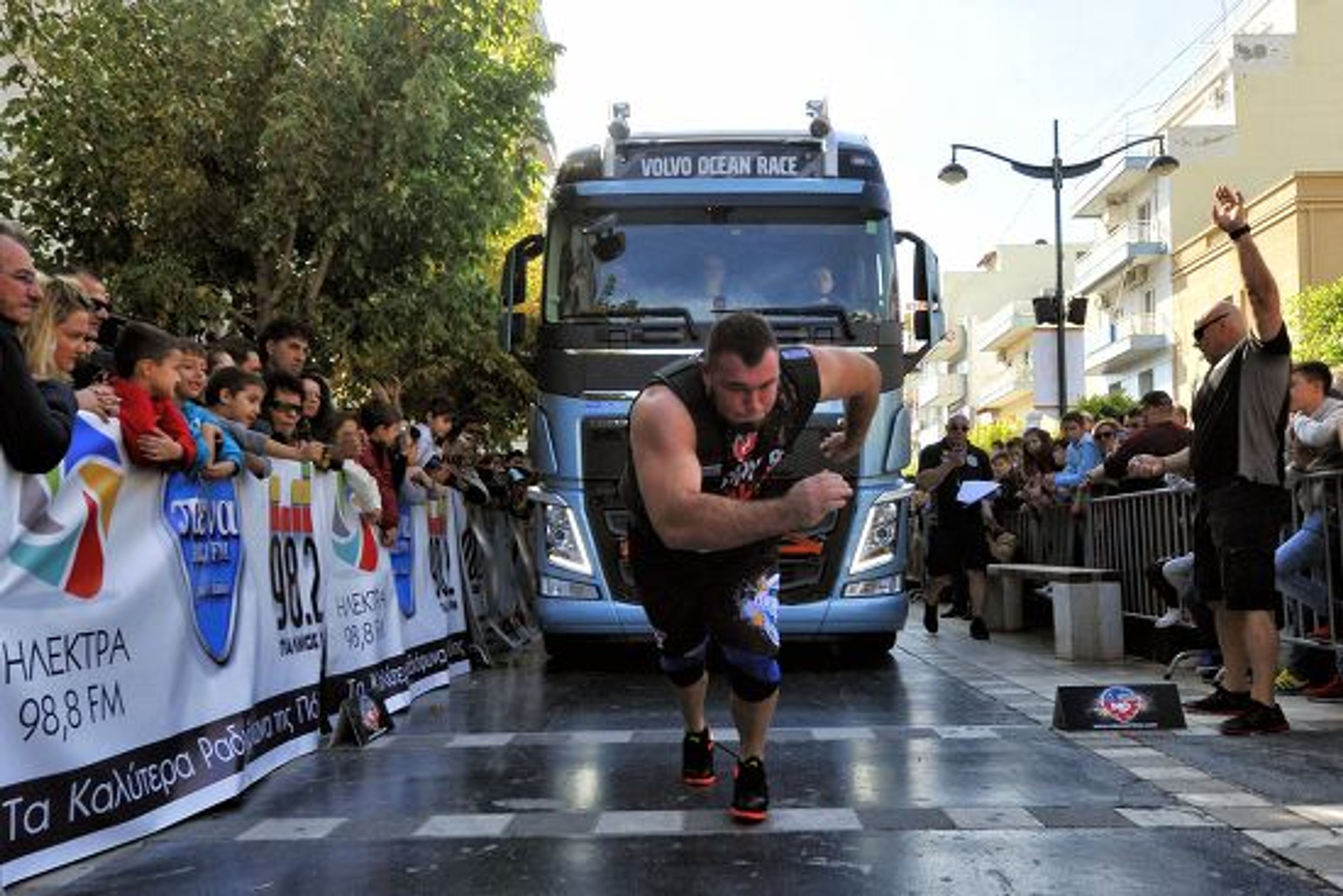 Marius Lalas, Lithuanian strongman, during his competitive career