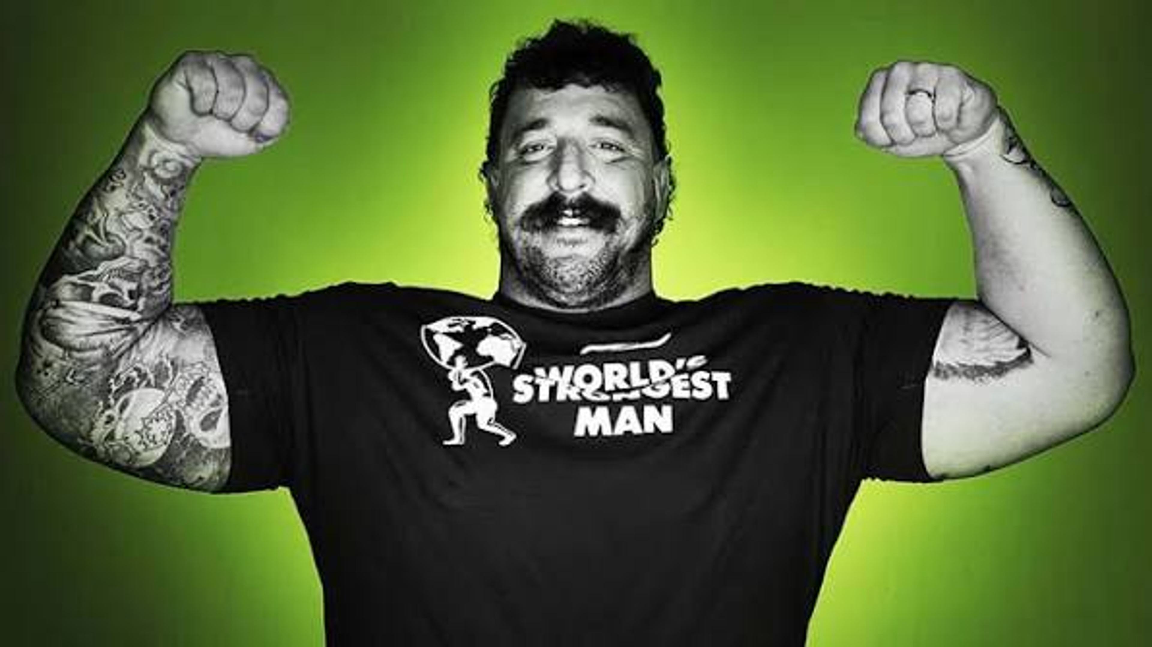 Gavin Bilton, strongman galez