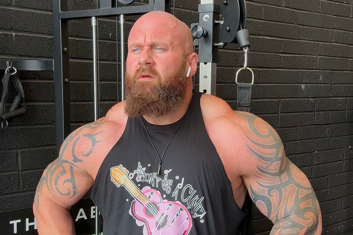 Pa O’Dwyer during his international strongman career.