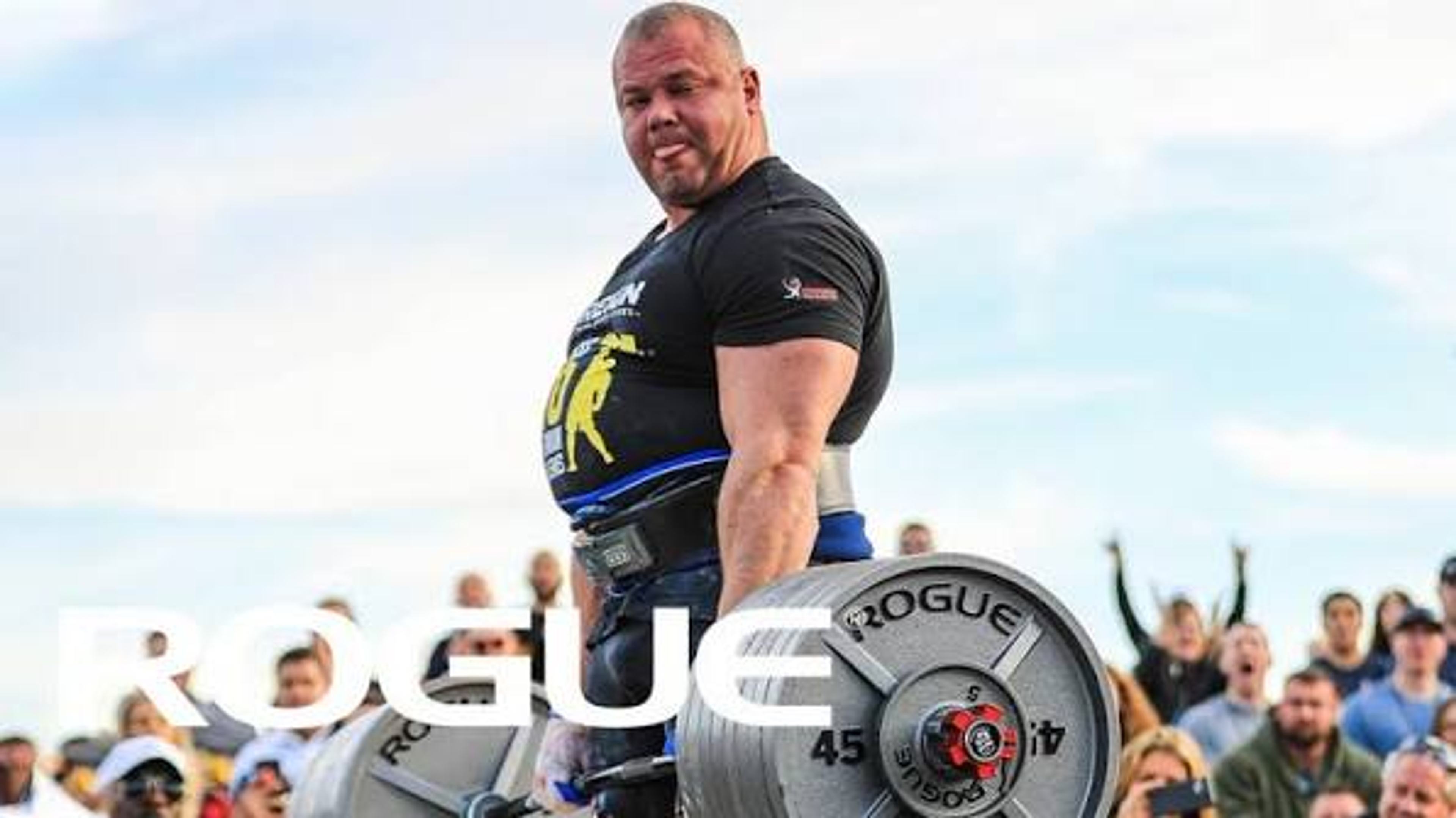 Rauno Heinla competing for Estonia on the international strongman circuit