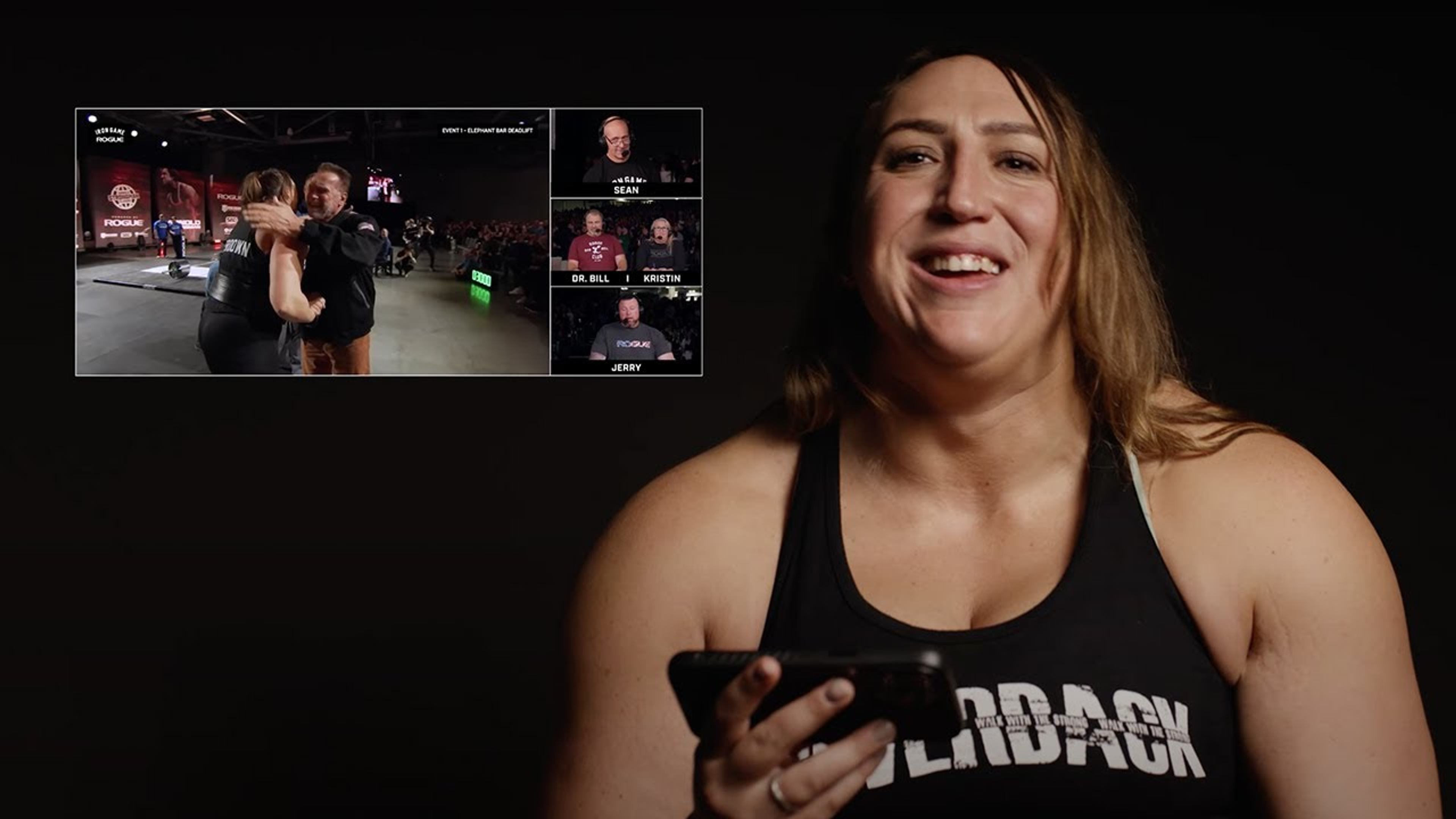 Lucy Underdown în competiție de strongwoman