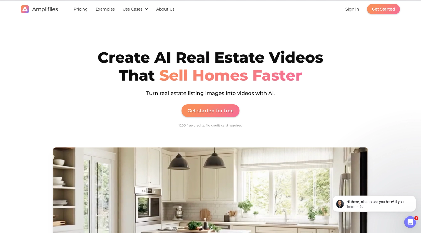 Amplifies homepage