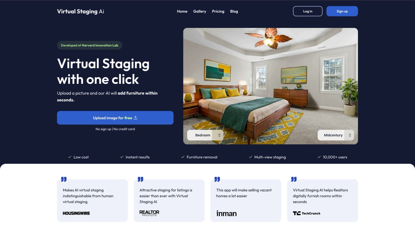 Virtual Staging Homepage