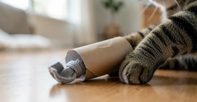 고양이 장난감 만들기, 집에 있는 재료로 안전하게 DIY하는 방법
