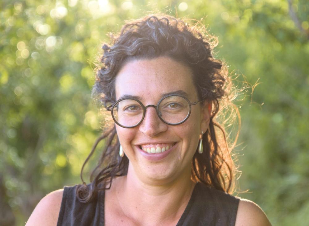 Portret in het groen