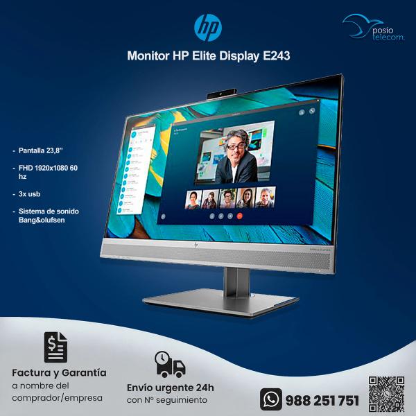 Monitor HP EliteDisplay E243m 23.8