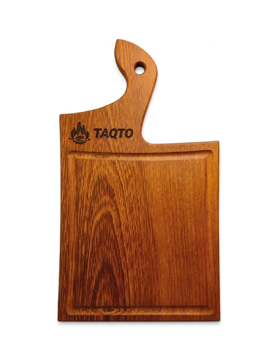 Detalle del grabado láser personalizado en la Tabla Sami