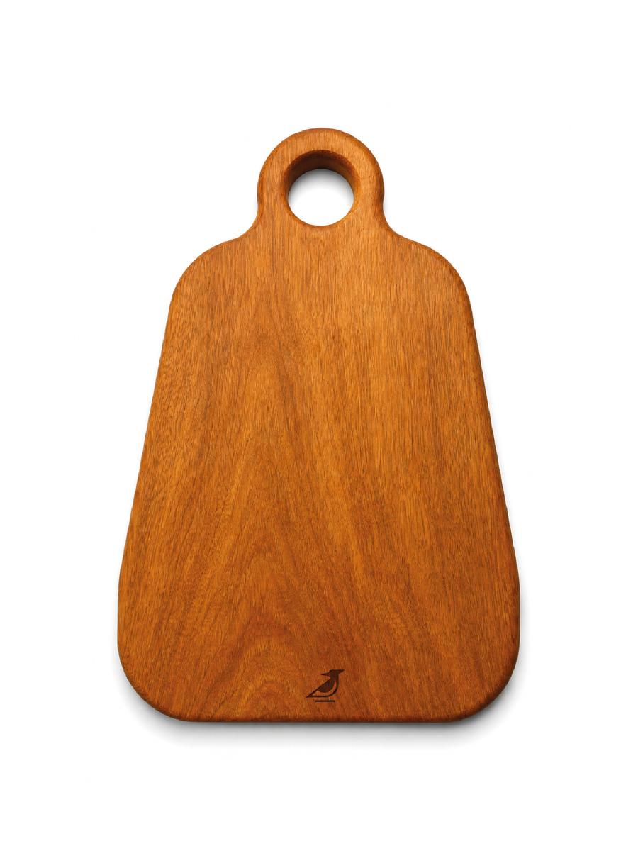 Tabla para quesos Kampa en madera pumaquiro con charqui y queso