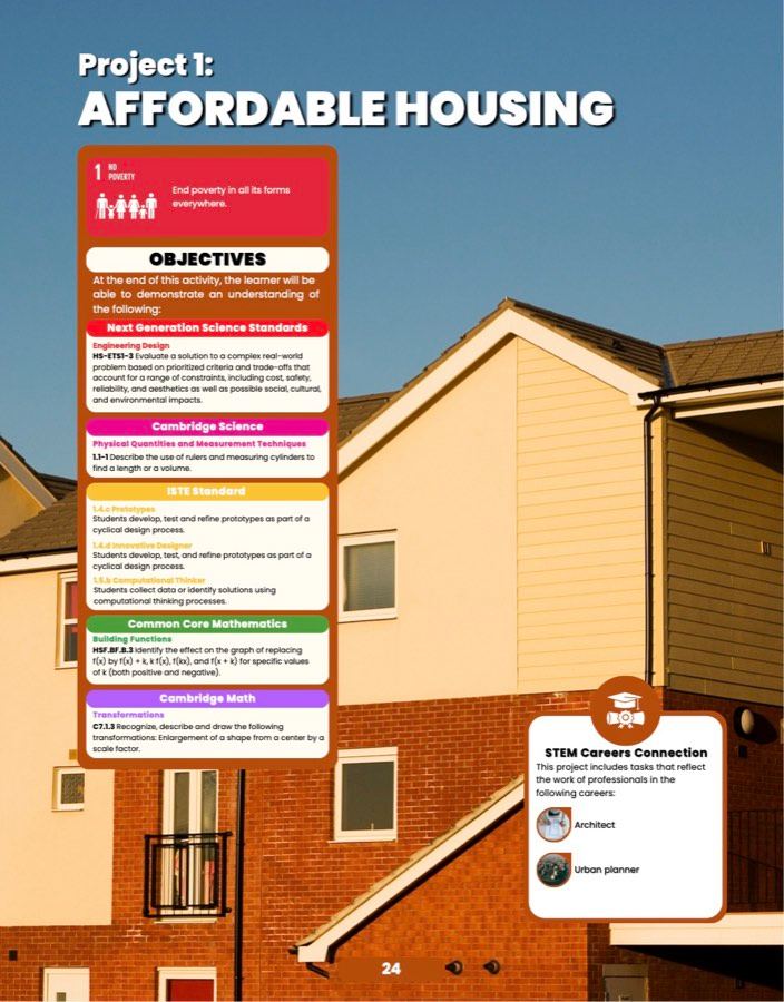 Affordable Housing, sample lesson page 1