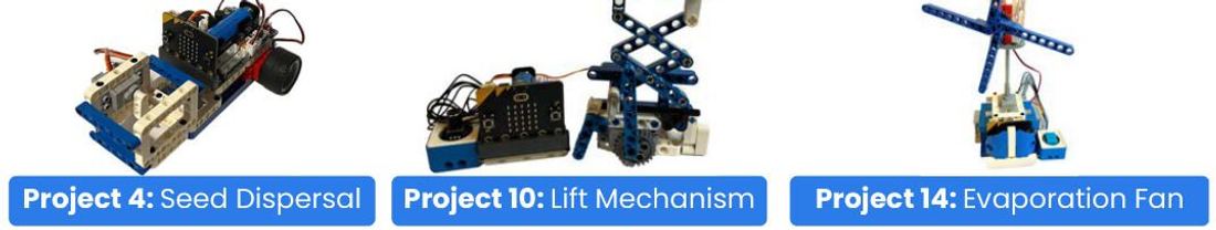 Three sample projects from Level 5