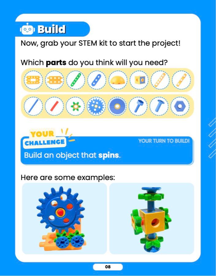 Make It Spin, sample lesson page 3