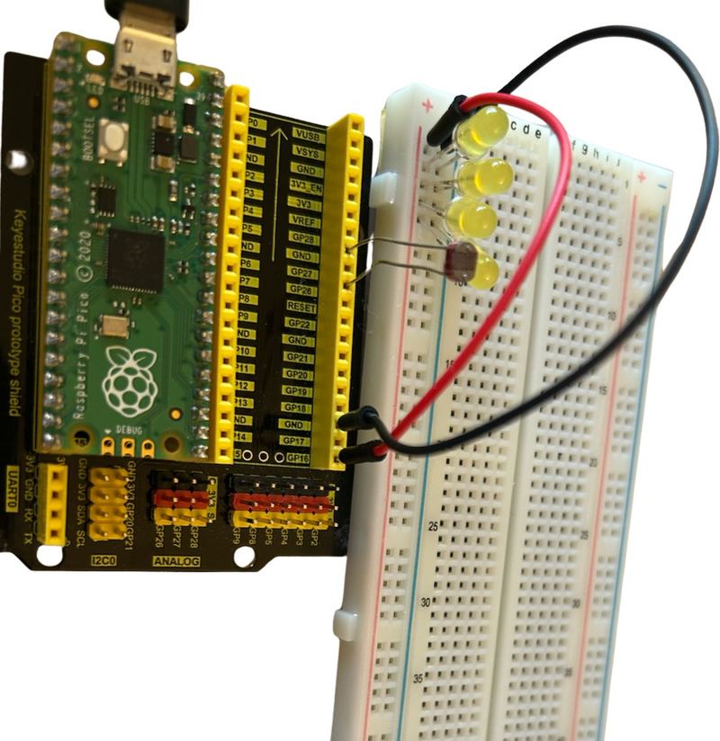 Built with the Raspberry Pi Pico Kit