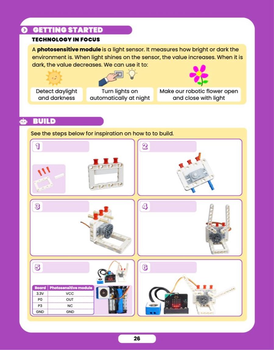Functional Flowers, sample lesson page 4