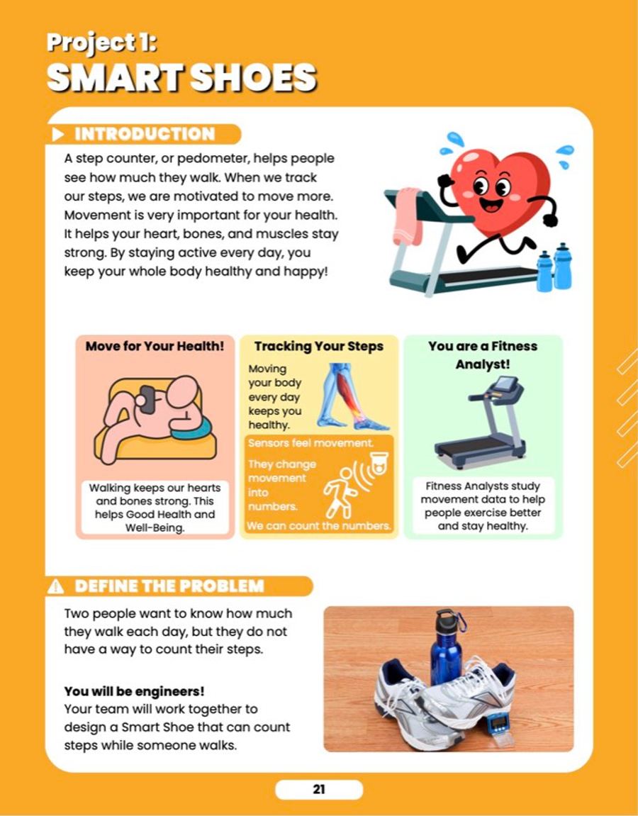 « Smart Shoes », cours d'essai, page 2