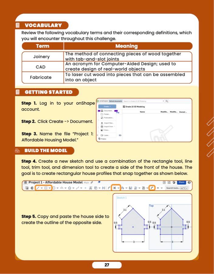 Affordable Housing, sample lesson page 4