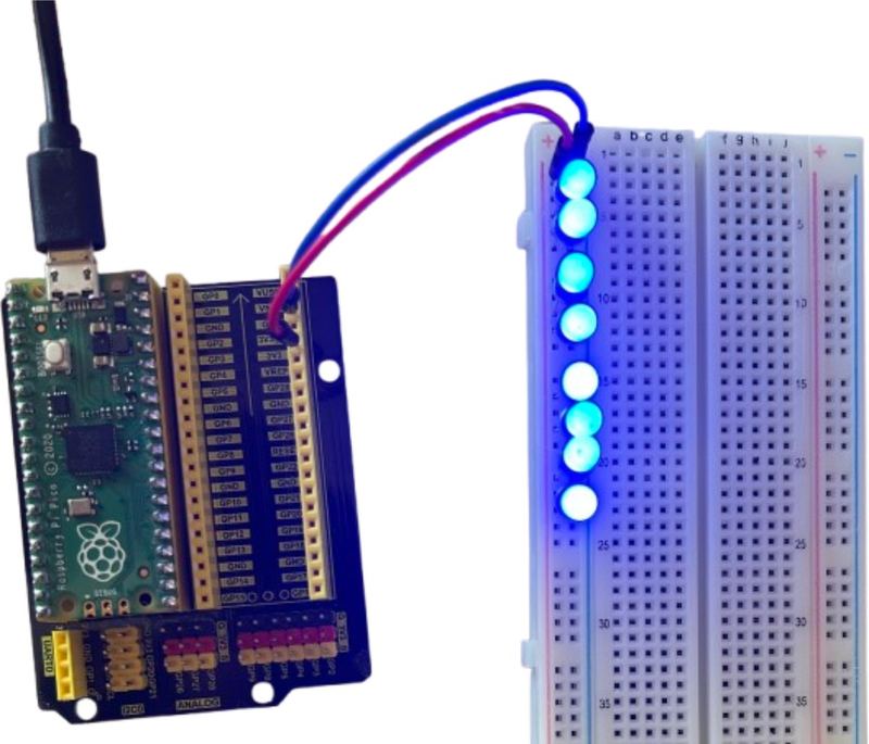 Built with the Raspberry Pi Pico Kit