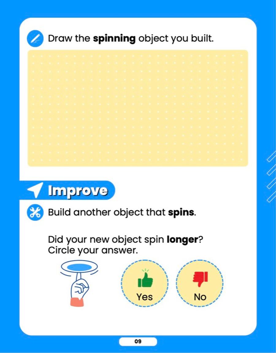 Make It Spin, sample lesson page 4