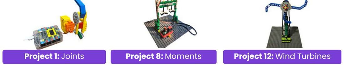 Three sample projects from Level 9