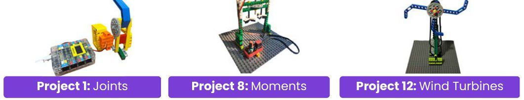 Three sample projects from Level 9